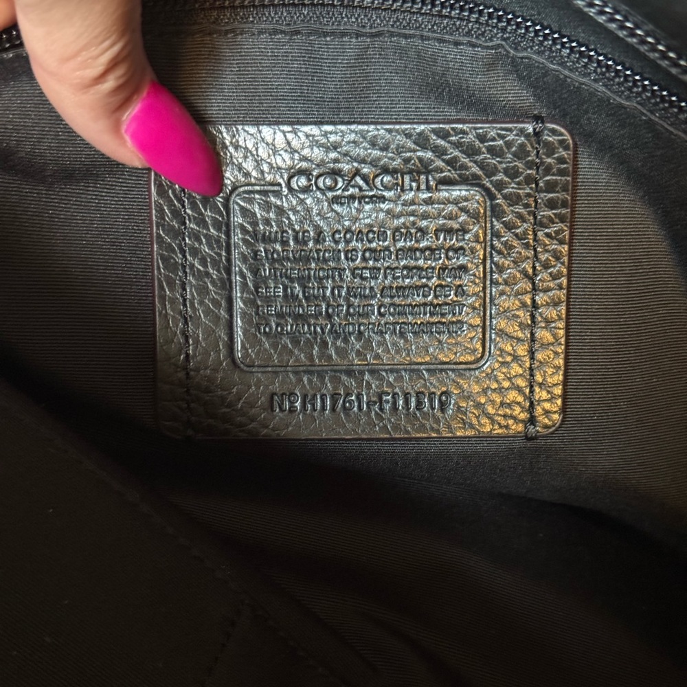 Coach Pebbled Leather Laptop Bag Briefcase 💼 - Picture 13 of 13